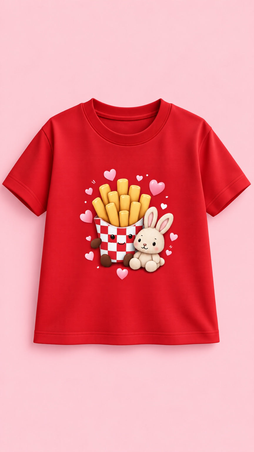 Camiseta Fries & Hearts