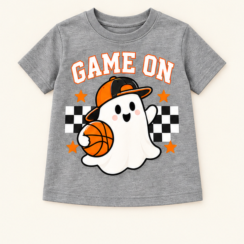 Camiseta de niño Game On Ghost, color Gris