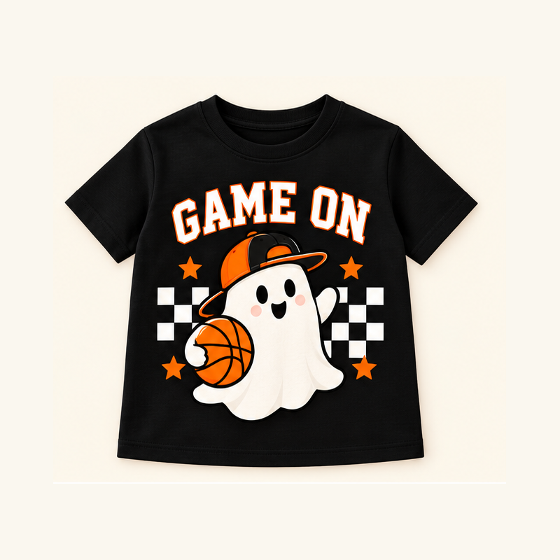Camiseta de niño Game On Ghost, color Negra