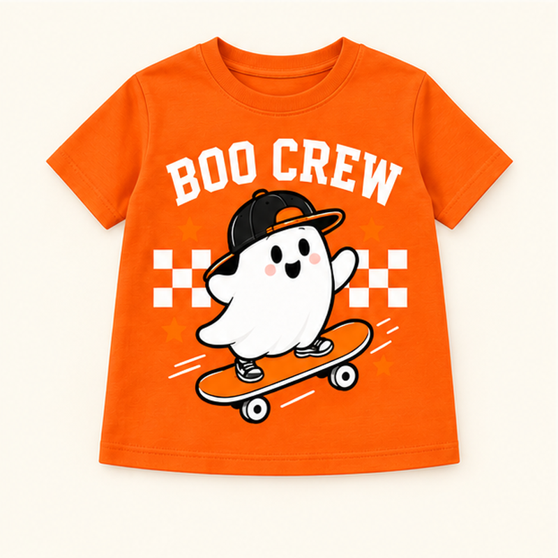 Camiseta de niño Boo Crew Skate, color Naranja