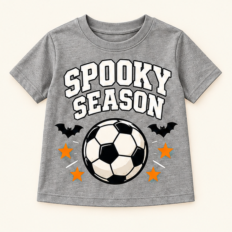 Camiseta de niño Halloween Hoops, color Gris