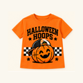 Camiseta de niño Halloween Hoops, color Naranja
