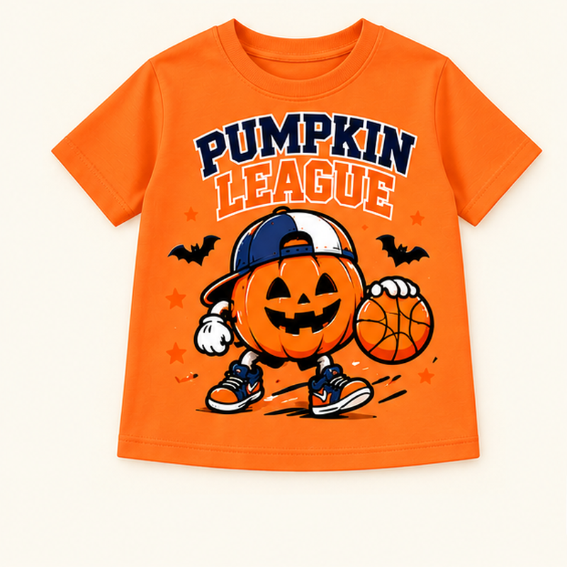 Camiseta de niño Pumpkin League, color Naranja