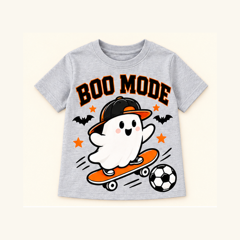 Camiseta de niño Boo Mode, color Gris