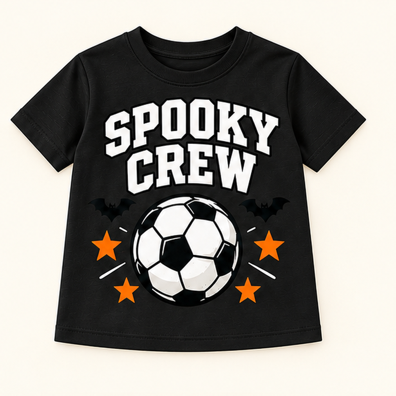Camiseta de niño Spooky Crew, color Negra