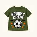 Camiseta de niño Spooky Crew, color Verde Oliva