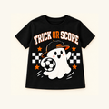 Camiseta de niño Trick or Score, color Negra