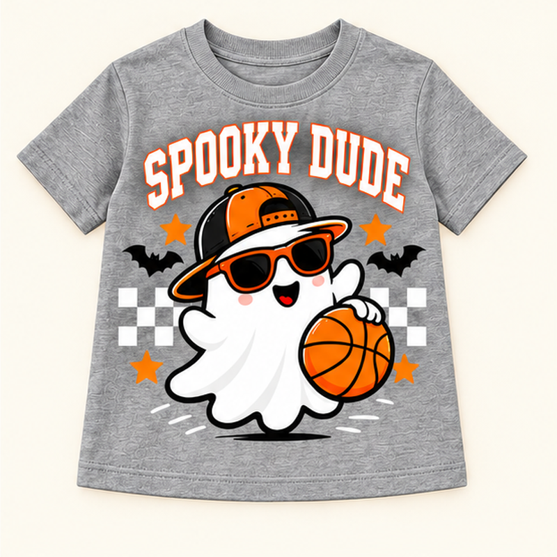 Camiseta de niño Trick or Play, color Gris