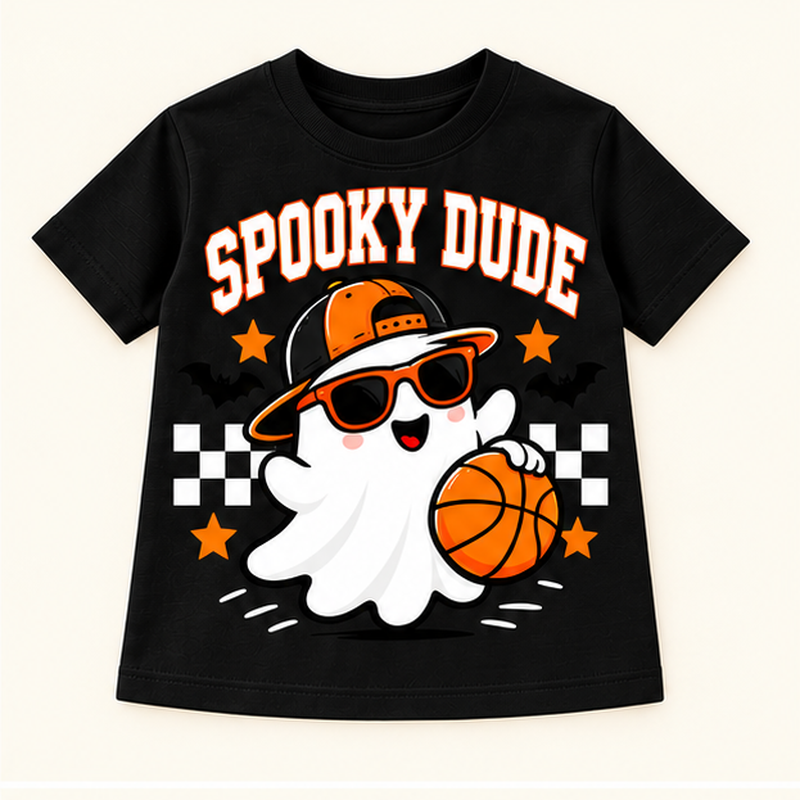 Camiseta de niño Trick or Play, color Negra