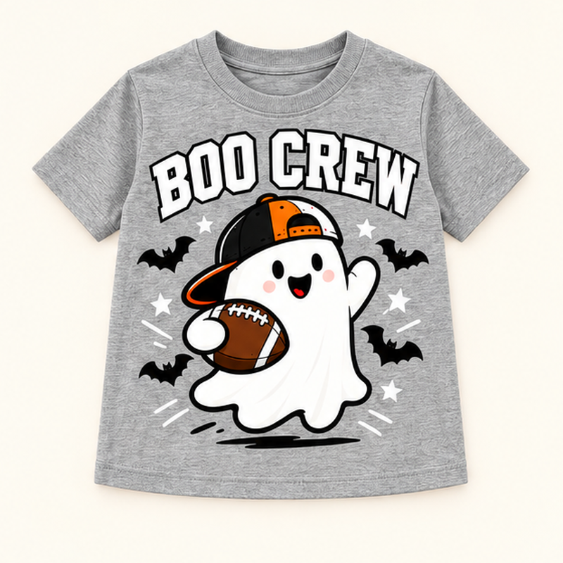 Camiseta de niño Boo Crew Football, color Gris