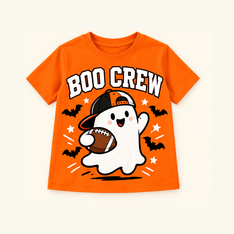 Camiseta de niño Boo Crew Football, color Naranja