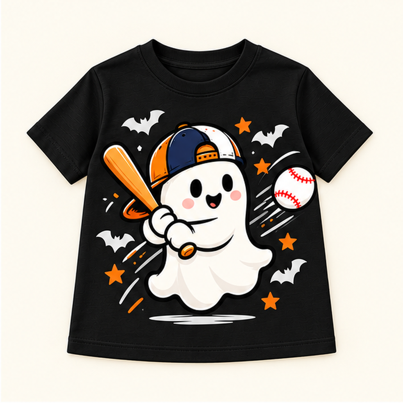 Camiseta de niño BOO Ghost Soccer, color Negra