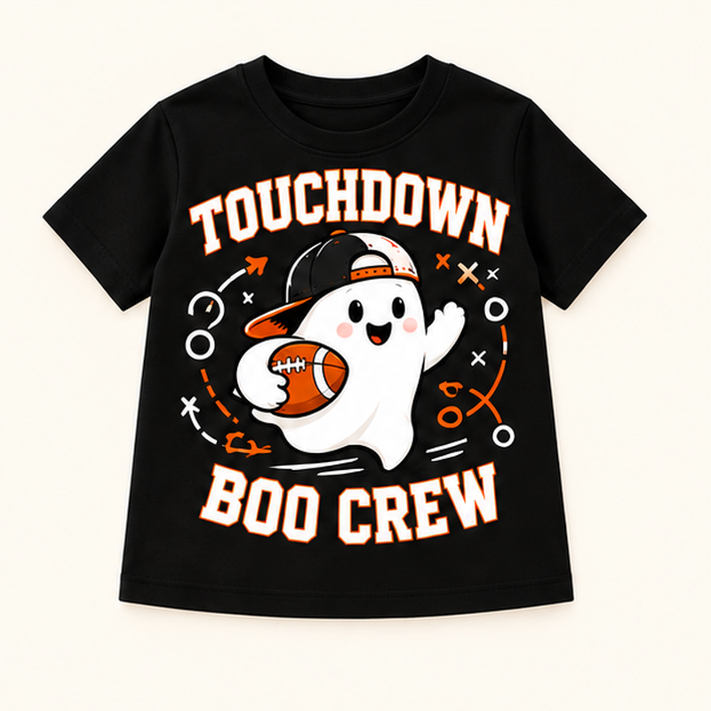 Camiseta de niño Spooky Season Three Balls, color Negra