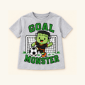 Camiseta de niño Halloween Puppy Soccer, color Azul Claro