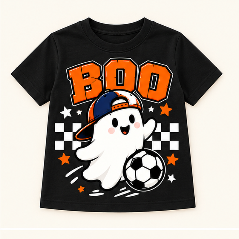 Camiseta de niño Vampire Shark Soccer, color Negra