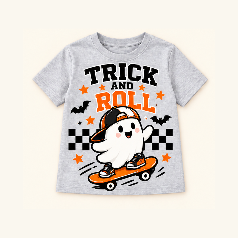 Camiseta de niño Touchdown Boo Ghost, color Negra