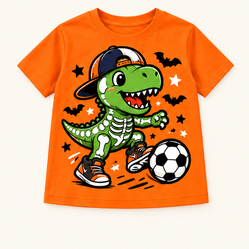 Camiseta de niño Frankenstein Goalie, color Naranja