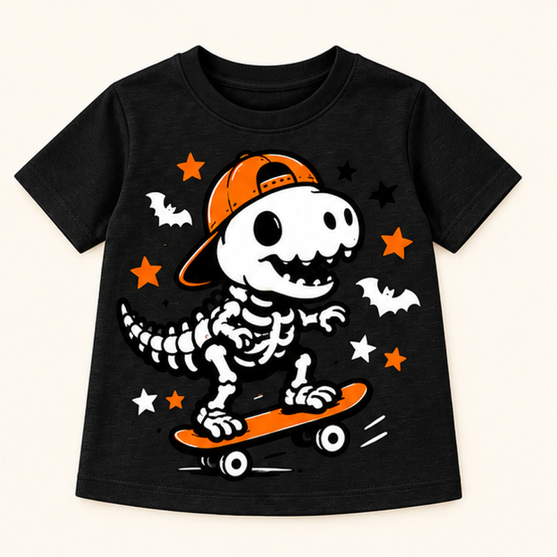 Camiseta de niño Ghost Skateboard Navy, color Negra