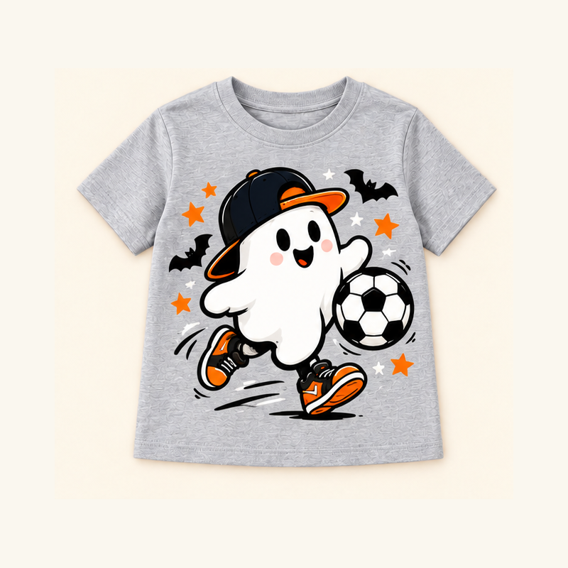 Camiseta de niño Ghost Soccer Gray, color Gris