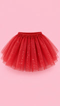 Tutú rojo glitter