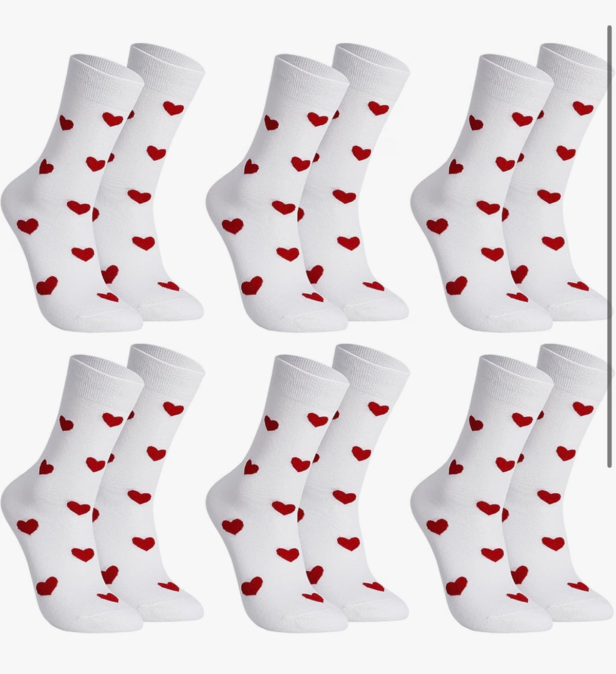 Medias de corazones