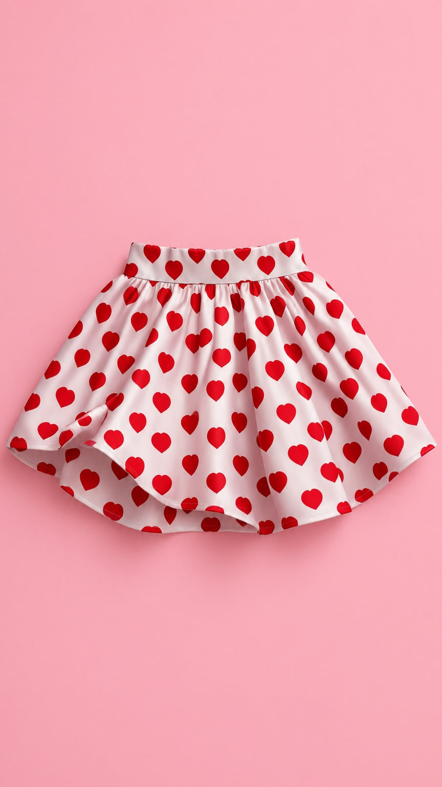 Falda de corazones