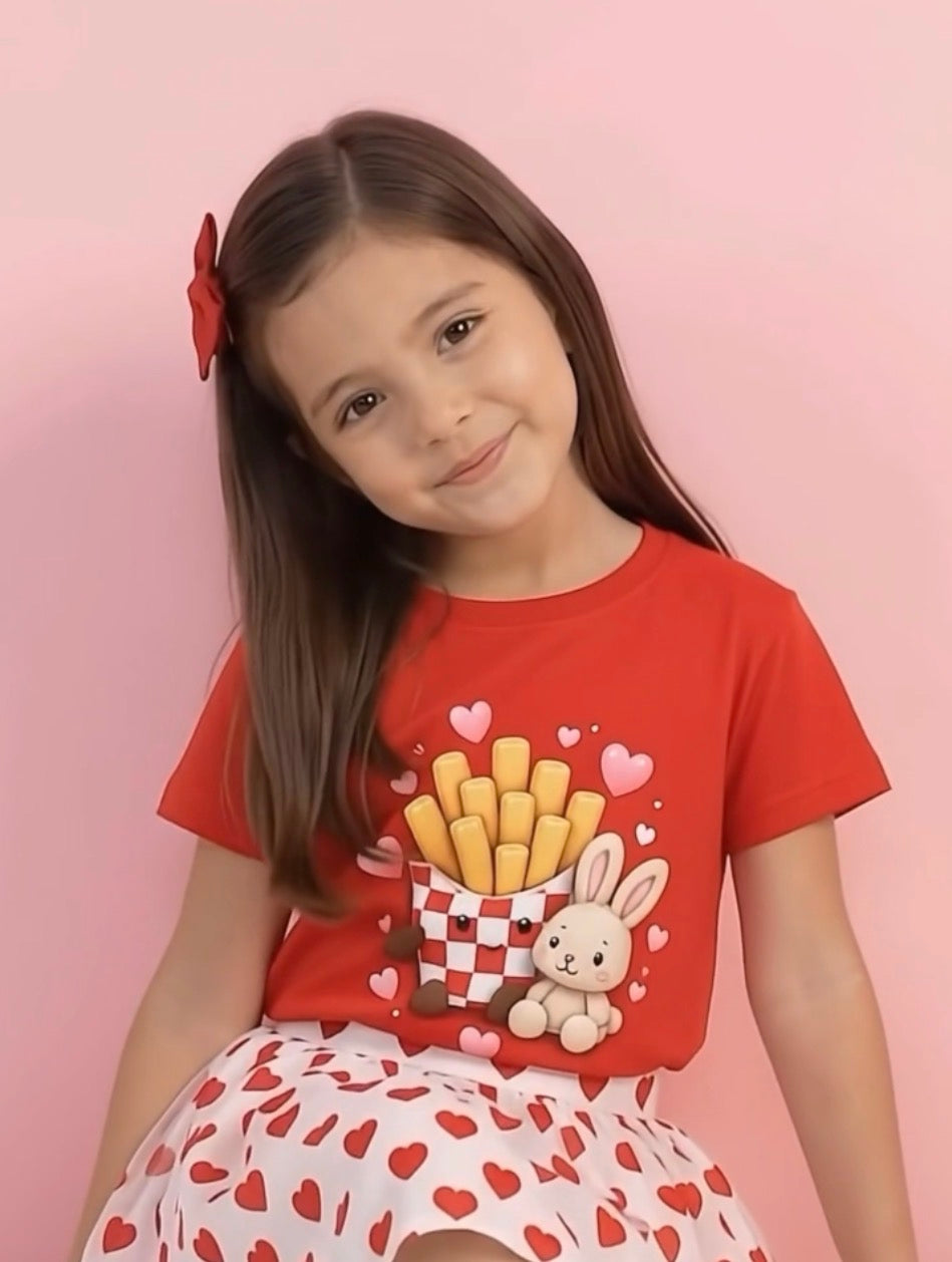 Camiseta Bunny & Fries