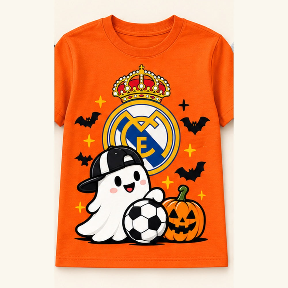 Camiseta de niño Real Madrid Ghost, color Naranja