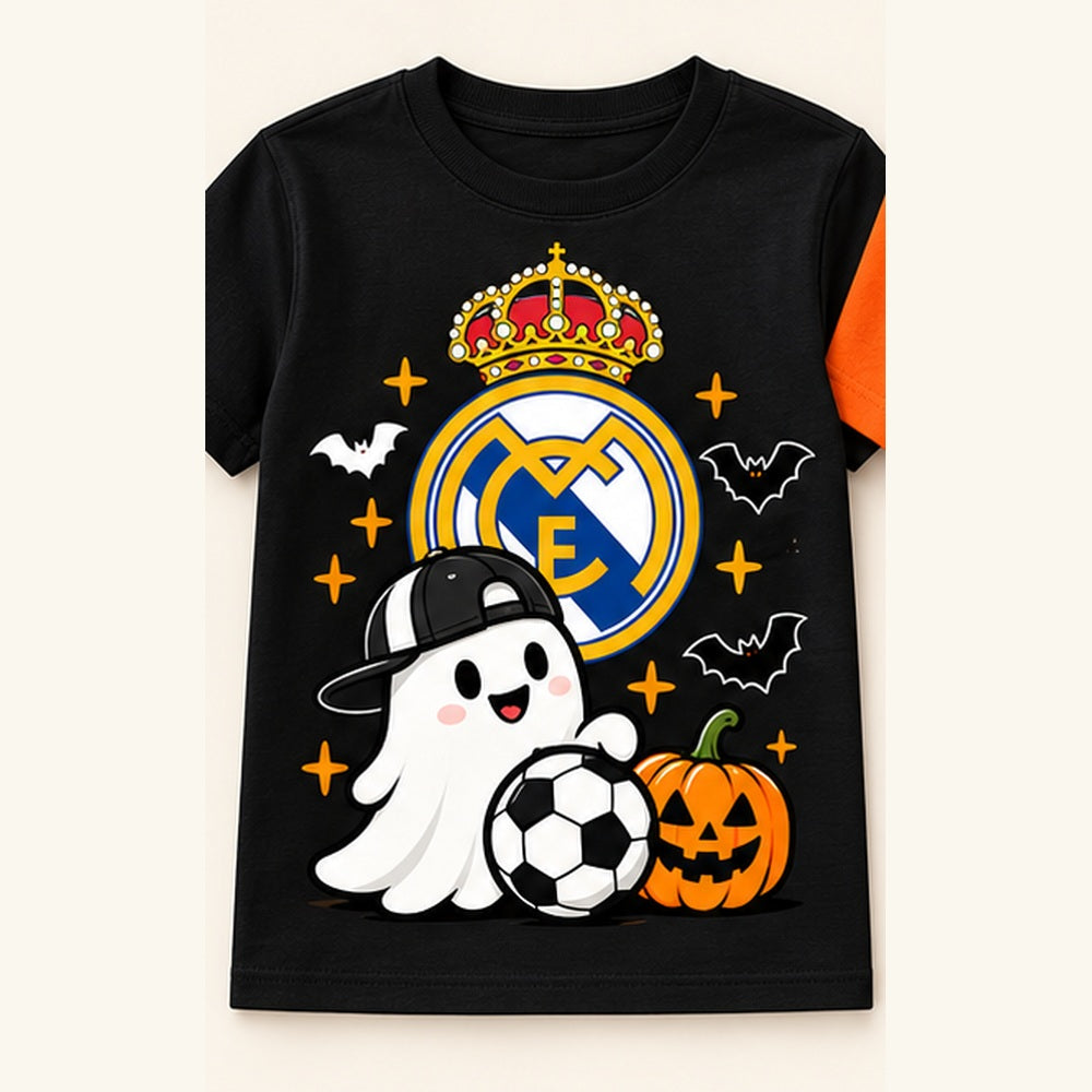 Camiseta de niño Real Madrid Ghost, color Negra