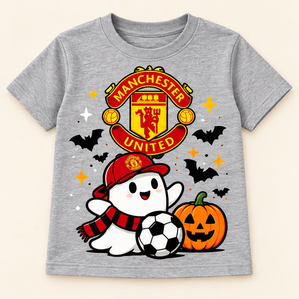 Camiseta de niño Manchester United Ghost, color Gris