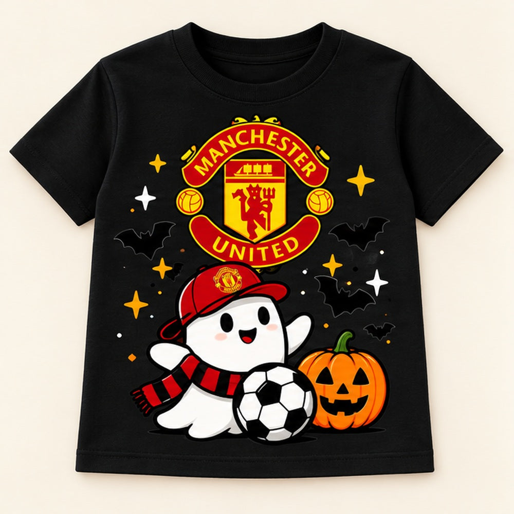Camiseta de niño Manchester United Ghost, color Negra