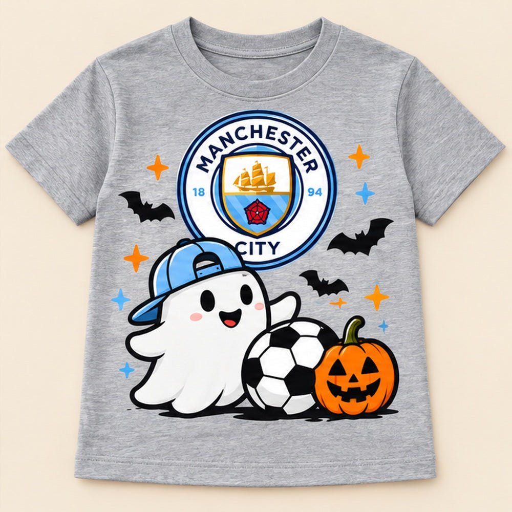 Camiseta de niño Manchester City Ghost, color Gris