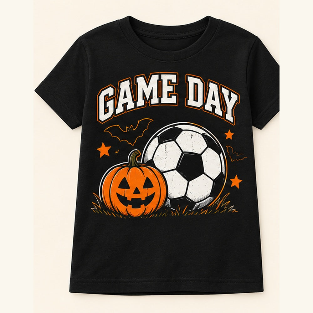 Camiseta de niño Game Day Soccer, color Negra