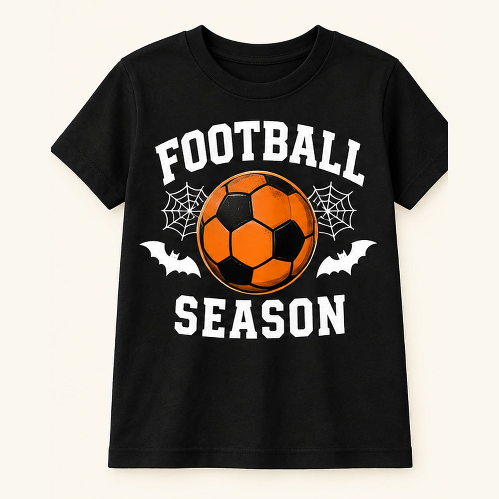 Camiseta de niño Football Season, color Negra