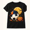 Camiseta de niño Moonlight Soccer Pumpkin, color Negra