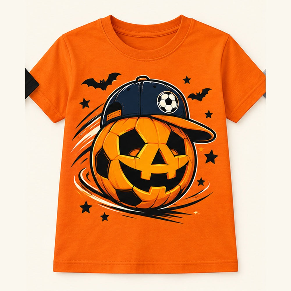 Camiseta de niño Pumpkin Soccer, color Naranja