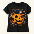 Camiseta de niño Pumpkin Soccer, color Negra