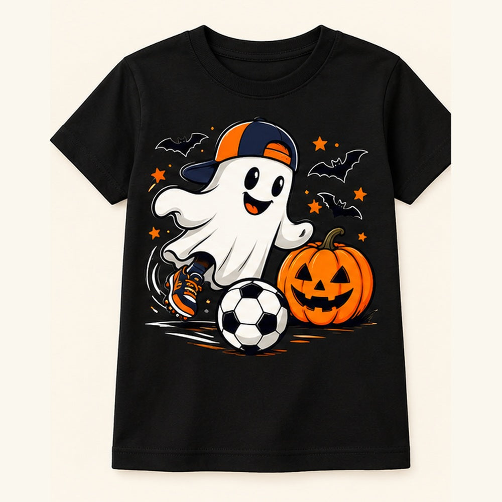 Camiseta de niño Ghost Soccer Duo, color Negra