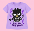 Camiseta Bad to the Bone lila