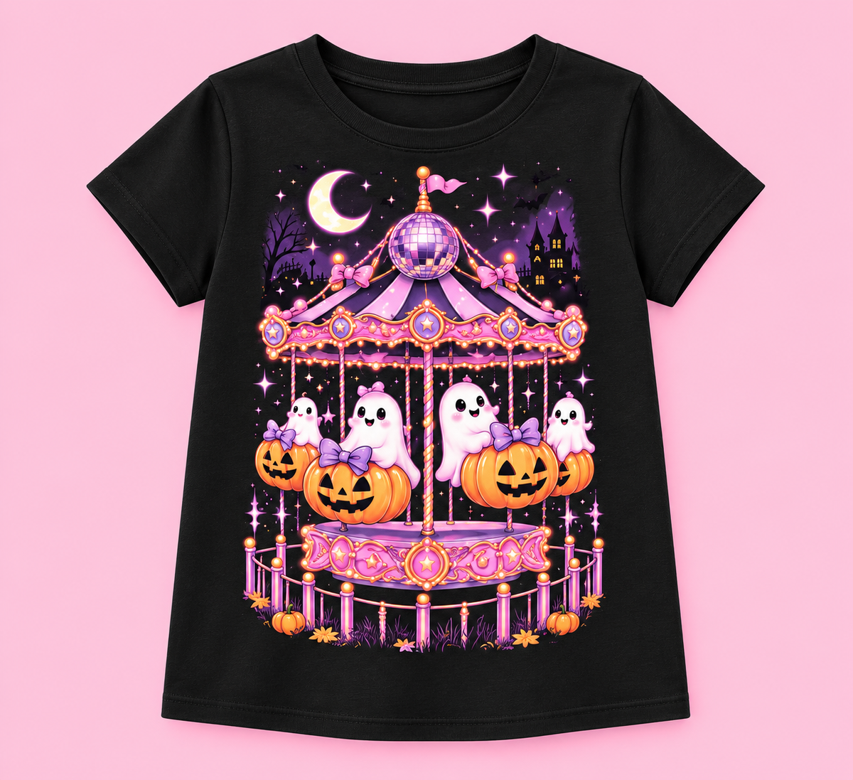 Camiseta Boo Carousel negra