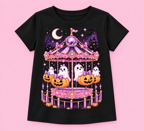 Camiseta Boo Carousel negra
