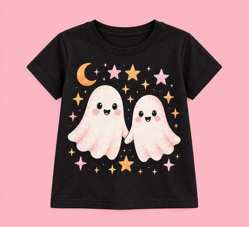 Camiseta Boo Duo negra