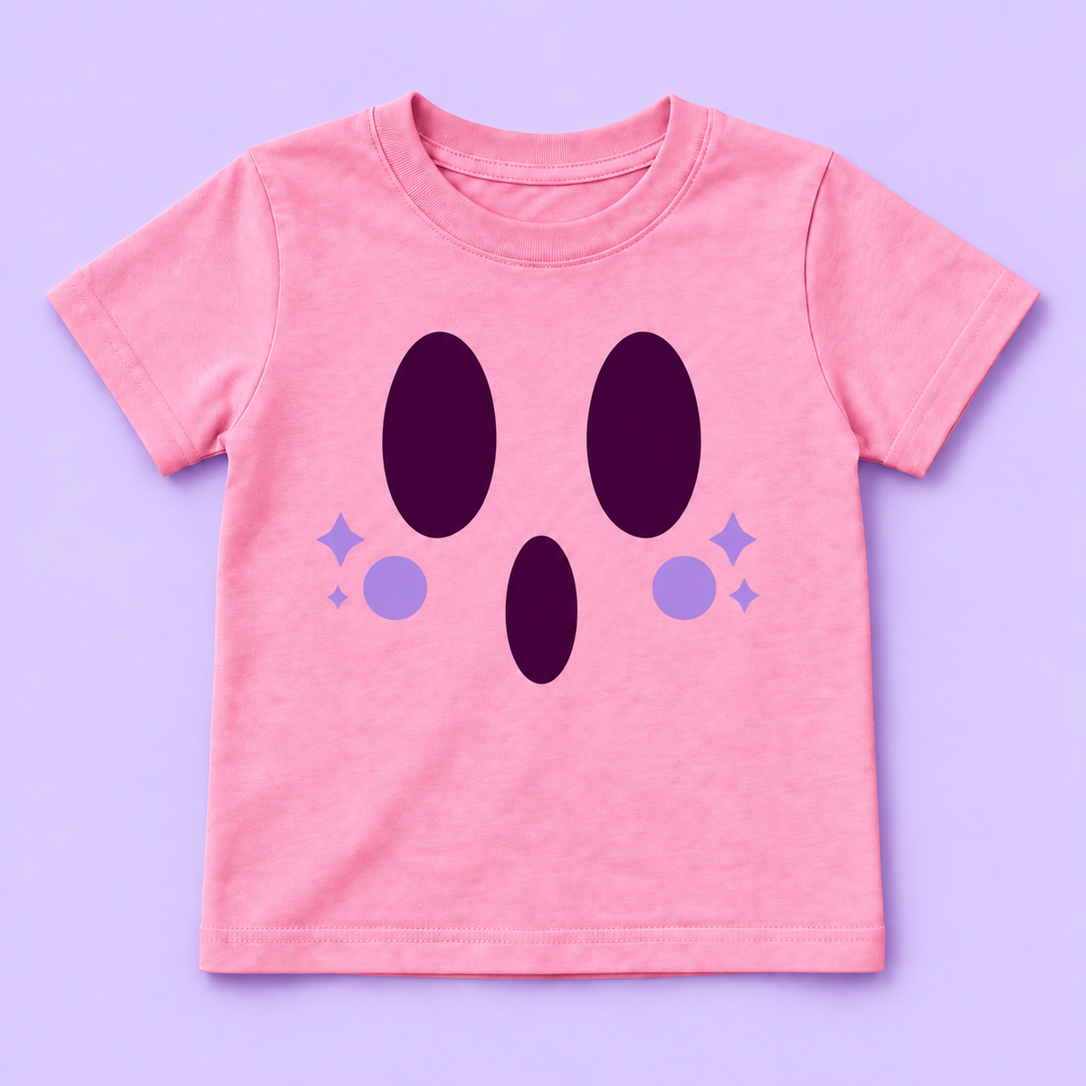 Camiseta rosada Boo