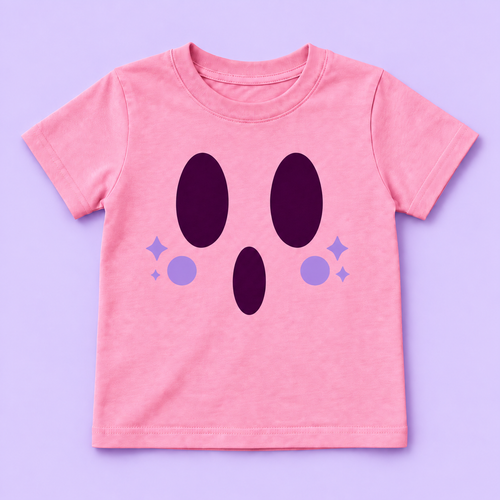 Camiseta rosada Boo