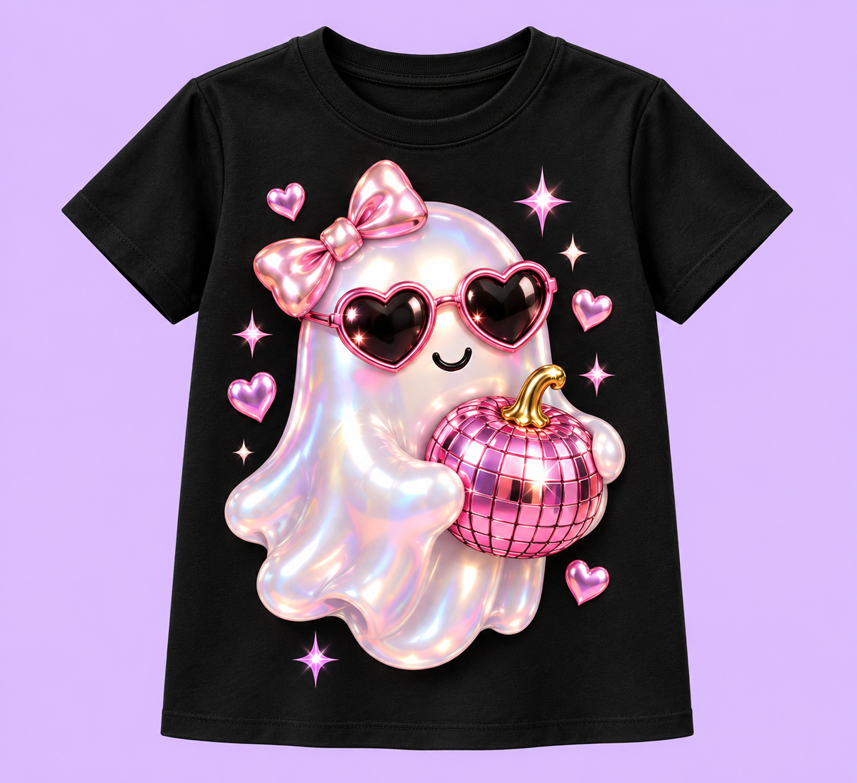 Camiseta Ghost Glam negra