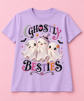 Camiseta Ghostly Besties lila – diseño premium corregido