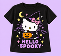 Camiseta Hello Spooky negra
