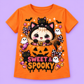 Camiseta Kitty Dumpling naranja
