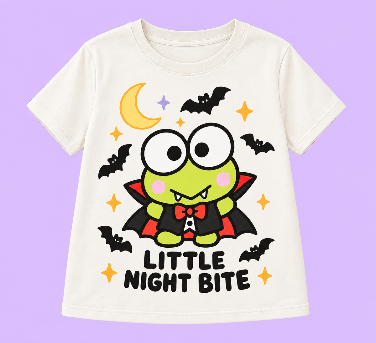 Camiseta Little Night Bite crema