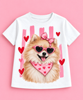 Camiseta blanca infantil Pomeranian Love de Festiva